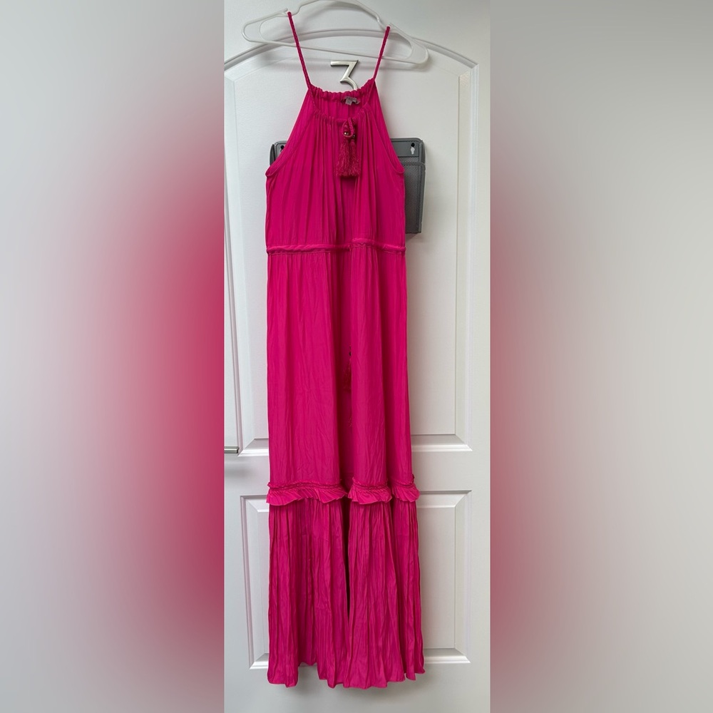 Calypso St. Barth Fuchsia Maxi Dress